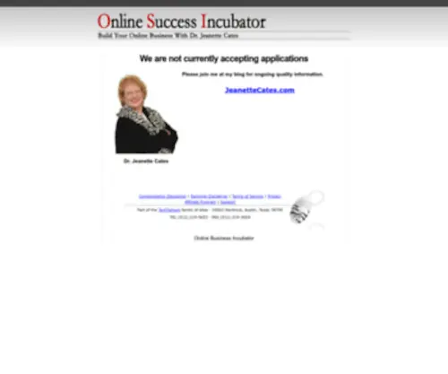 Onlinesuccessincubator.com(Online Success Incubator) Screenshot
