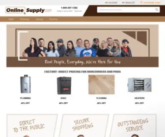 Onlinesupply.com(The best place to find all your plumbing) Screenshot