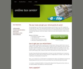 Onlinetax-Center.com(Online Tax Center) Screenshot