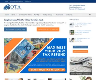 Onlinetaxaustralia.com.au(Online Tax Australia) Screenshot