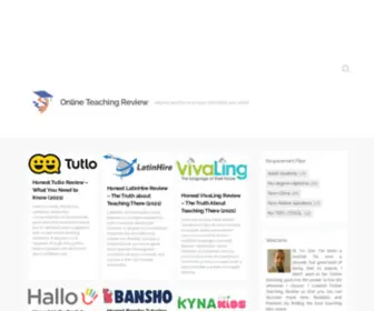 Onlineteachingreview.com(Online Teaching Review) Screenshot