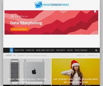 OnlinetechnologyWorld.com(Online Technology World) Screenshot