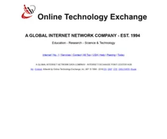 Onlinetechx.com(Online Technology Exchange) Screenshot