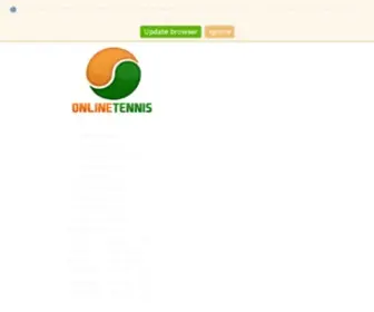 Onlinetennis.net(Das Tennis Manager Browsergame) Screenshot