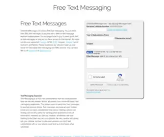 Onlinetextmessage.com(Free Text Messaging) Screenshot