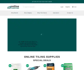 Onlinetilersstore.com.au(Get all kinds of Online Tiling Supplies from the leading Supplier in Sydney. Online Tilers Store) Screenshot