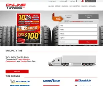 Onlinetires.com(Lowest Tire Prices on the Web) Screenshot