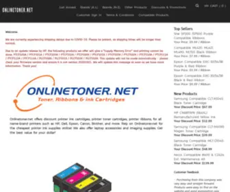 Onlinetoner.net(Toner Cartridges) Screenshot