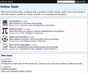 Onlinetoolz.net(Online Tools) Screenshot