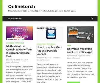 Onlinetorch.com(OnlineTorch Have Updated Technology) Screenshot