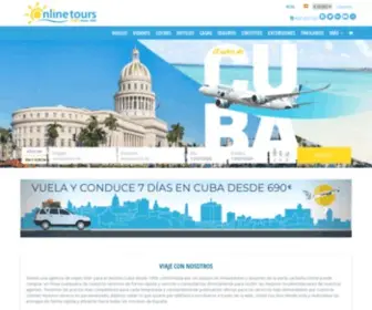 Onlinetours.es(Agencia de Viajes a Cuba) Screenshot