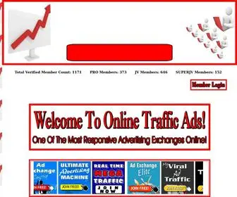 Onlinetrafficads.com(Online Traffic Ads) Screenshot