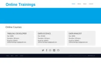 Onlinetrainings.org(Online Trainings) Screenshot