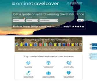Onlinetravelcover.com(Travel Insurance) Screenshot
