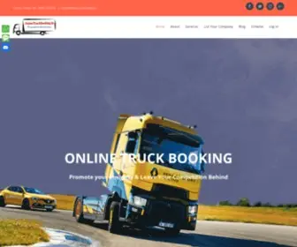 Onlinetruckbooking.in(Truck booking with infallible packers and movers services) Screenshot