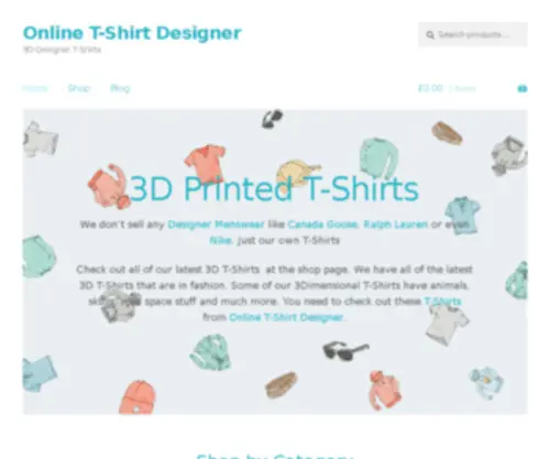 Onlinetshirtdesigner.net(Onlinetshirtdesigner) Screenshot