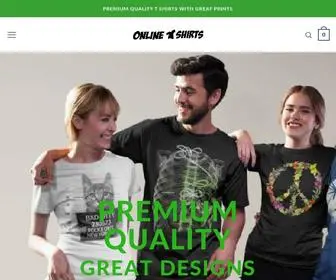 Onlinetshirts.com.au(Premium Quality T Shirts with Great Designs) Screenshot