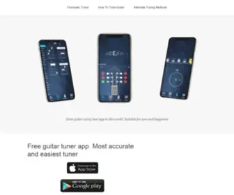Onlinetuner.us(Tune guitar using best app in the world) Screenshot