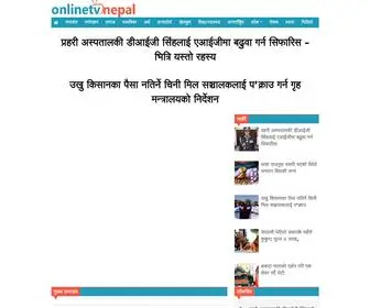Onlinetvnepal.com(Onlinetvnepal) Screenshot