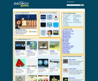 Onlinetypinggames.org(Typing Games) Screenshot