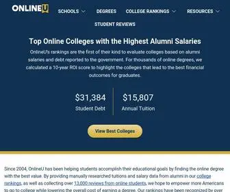 Onlineu.com(Reviews and Rankings of Top Online Schools) Screenshot