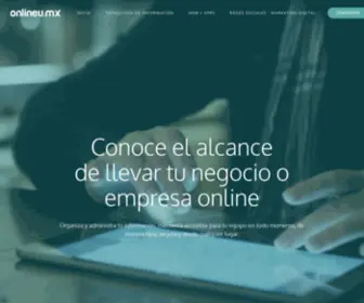 Onlineu.mx(Desarrollo Web) Screenshot