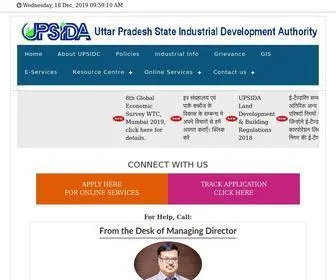 Onlineupsidc.com(State Industrial Development Authority) Screenshot