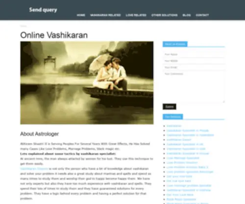 Onlinevashikaran.com(Online Vashikaran specialist in Bangalore) Screenshot