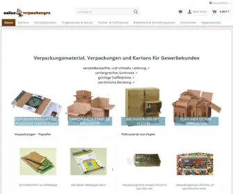 Onlineverpackungen.de(Verpackungsmaterial) Screenshot