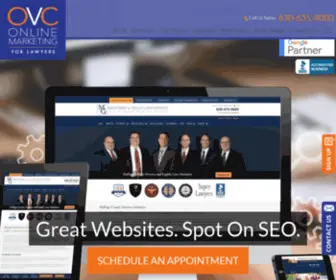 Onlinevideoconcepts.com(Chicago Lawyer Website Marketing) Screenshot