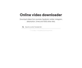 Onlinevideoder.net(Online​ ​Youtube​ ​video​ ​downloader) Screenshot