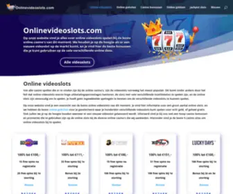 Onlinevideoslots.com(Online videoslots) Screenshot