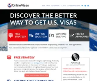 Onlinevisas.com(Onlinevisas' mission) Screenshot