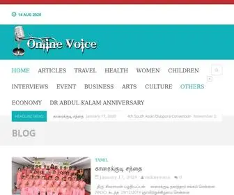 Onlinevoice.info(E-Magazine) Screenshot