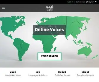 Onlinevoices.com( Online Voices) Screenshot