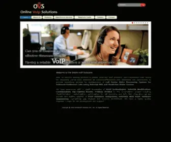 Onlinevoipsolutions.com(Voip Solutions & Services in India) Screenshot