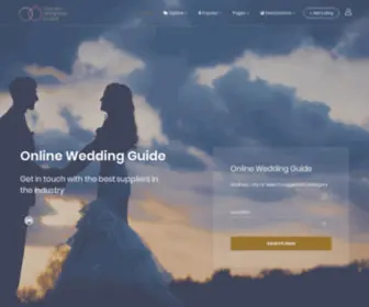 Onlineweddingguide.com.au(Online Wedding Guide) Screenshot