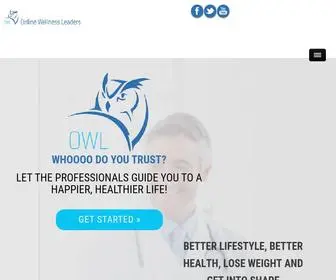 Onlinewellnessleaders.com(OWL) Screenshot