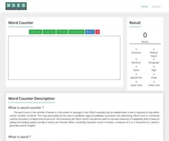 Onlinewordscounter.com(Word Counter) Screenshot