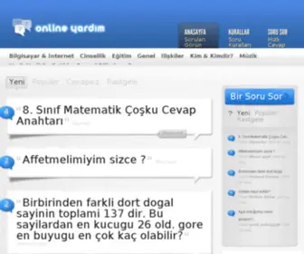 Onlineyardim.com(Online Yardım) Screenshot