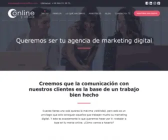 Onlineyoffline.com(Agencia marketing online) Screenshot