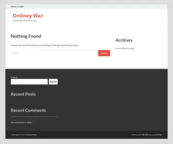 Onlineywar.xyz(Just another WordPress site) Screenshot