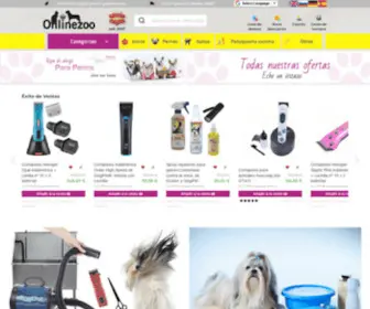 Onlinezoo.es(Artículos para peluquería canina) Screenshot