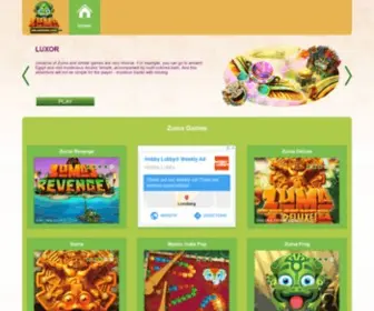 Onlinezuma.com(Zuma Games Online) Screenshot