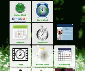 Onliveclock.com(An online clock that includes) Screenshot