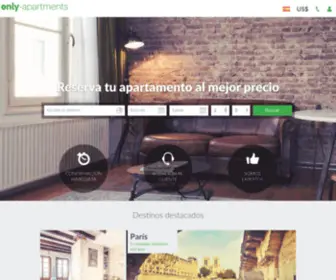 Only-Apartments.es(Tu apartamento para estancias cortas) Screenshot