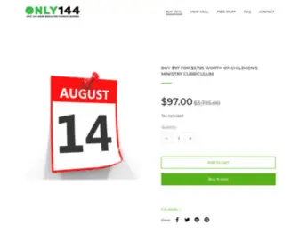 Only144.com(Create an Ecommerce Website and Sell Online) Screenshot