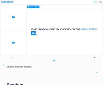 Only2Chat.com(Chatroulette random video chat app) Screenshot