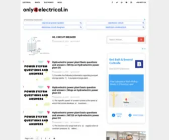 Only4Electrical.in(Simplify Responsive Blogger Template) Screenshot