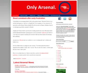 Onlyarsenalnews.com(Arsenal News) Screenshot